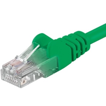 PremiumCord Patch kabel UTP RJ45-RJ45 level 5e 5m zelená (sputp050G)
