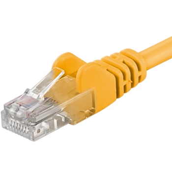 PremiumCord Patch kabel UTP RJ45-RJ45 level 5e 5m žlutá (sputp050Y)