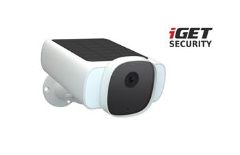 iGET SECURITY EP29 White - Bateriová solární Wi-Fi IP kamera fungující samostatně a také pro alarm iGET SECURITY M5 (75020629)