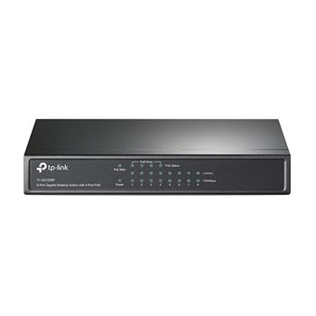 TP-Link TL-SG1008P PoE Switch 8xTP 10/100/1000Mbps(4x PoE+), kovový (TL-SG1008P)