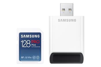 Samsung/SDXC/128GB/180MBps/USB 3.0/USB-A/Class 10/+ Adaptér (MB-SD128SB/WW)