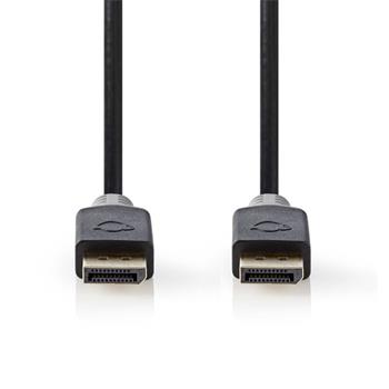 Nedis CCBW37000AT20 - Kabel DisplayPort 1.2 | Zástrčka - Zástrčka | 2 m | Antracit (CCBW37000AT20)