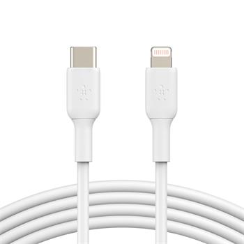 Belkin BOOST CHARGE™ Lightning/USB-C kabel, 2m, bílý (CAA003bt2MWH)