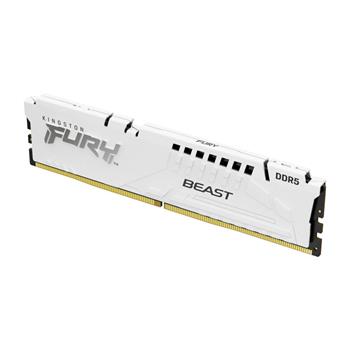 KINGSTON 64GB 5200MT/s DDR5 CL40 DIMM (Kit of 2) FURY Beast White XMP (KF552C40BWK2-64)