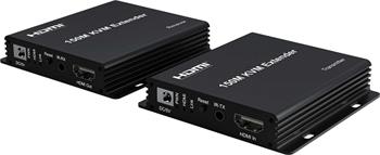 PremiumCord HDMI KVM extender na 150m přes jeden kabel Cat5e/Cat6, FULL HD 1080p (khext150-4)