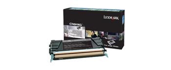 Lexmark C746, C748 Black High Yield Return Program Toner Cartridge (12K) (C746H1KG)