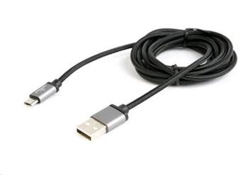 GEMBIRD CABLEXPERT kabel USB A Male/Micro USB Male 2.0, 1,8m, opletený, černý, blister (KAB051MB0)