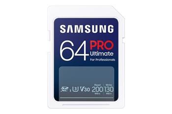 Samsung SDXC PRO ULTIMATE/SDXC/64GB/200MBps/UHS-I U3,V30 (MB-SY64S/WW)