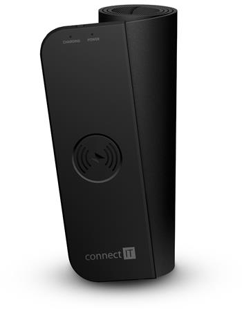 CONNECT IT CHARGE podložka pod klávesnici a myš s nabíjením Qi, vel. L (800 × 300 mm), ČERNÁ (CMP-2500-LG)