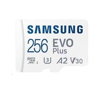 Samsung EVO Plus/micro SDXC/256GB/160MBps/UHS-I U3 / Class 10/+ Adaptér (MB-MC256SA/EU)