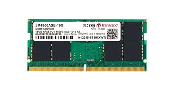 Transcend paměť 16GB SODIMM DDR5 4800 (JetRam) 1Rx8 2Gx8 CL40 1.1V (JM4800ASE-16G)