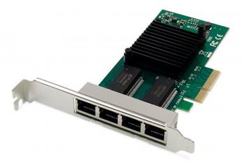 DIGITUS 4 Port RJ45 Intel I350 Server NIC (DN-10114)