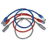 Kabel C-TECH patchcord Cat5e, UTP, šedý, 30m