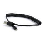 Kabel CABLEXPERT USB A Male/Lightning Male, 1,5m, černý, kroucený