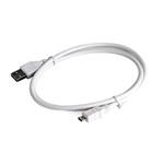Kabel CABLEXPERT USB A Male/Micro B Male 2.0, 0,5m, White, High Quality