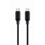 Kabel CABLEXPERT USB PD (Power Delivery), 100W, Type-C na Type-C kabel (CM/CM), 1,5m, datový a napájecí, černý