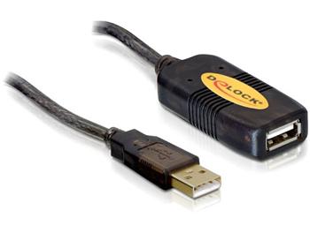 Kabel prodlužovací USB, 10m, aktivní, napájení z USB (max 5 zasebou = 50m)