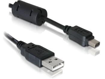 KABEL USB 2.0 mini typ Olympus 12 pin, lenght 1m