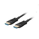 LANBERG KABEL HDMI M/M V2.1 40M OPTICKÝ ČERNÝ AOC 