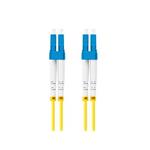 LANBERG optický patch cord SM LC/UPC-LC/UPC duplex 1m LSZH G657A1 průměr 3mm, barva žlutá  