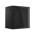 LANBERG RACK CABINET 19” WALL-MOUNT 12U/600X450 (FLAT PACK) V2 BLACK