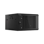 LANBERG RACK CABINET 19" WALL-MOUNTED 6U 570X600 FAST ASSEMBLY (FLAT PACK) BLACK  