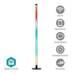 Nedis WIFILD20RGBW - Stojací Světlo| Wi-Fi | Tube | 180 lm | RGBIC / Teplé až chladné bílé | 2700 - 6500 K | 10 W | Kov / Silikon