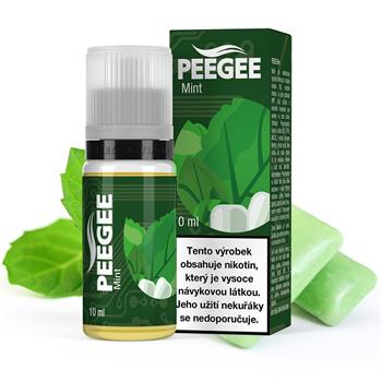 PEEGEE - Máta (Mint) 6mg (s kolkem, včetně spotřební daně)
