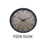 PLATINET NÁSTĚNNÉ KULATÉ HODINY DUSK, tichý mechanismus [45957]