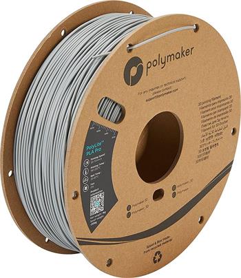 Polymaker PolyLite PLA PRO Grey, šedá, 1,75mm, 1kg