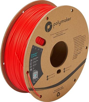 Polymaker PolyLite PLA PRO Red, červený 1,75mm, 1kg