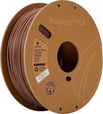 Polymaker PolyTerra PLA Army Brown 1,75mm 1kg, vojenská hnědá