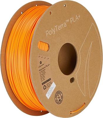 Polymaker PolyTerra PLA+ Orange, oranžová, 1,75mm, 1kg