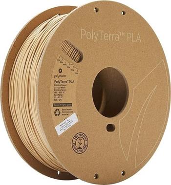 Polymaker PolyTerra PLA Peanut 1,75mm 1kg, ořechová