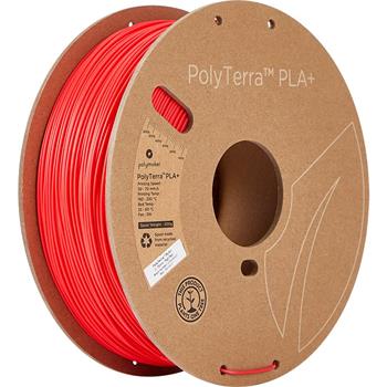 Polymaker PolyTerra PLA+ Red, červená 1,75mm, 1kg