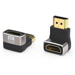 PremiumCord 8K Adapter connector HDMI A - HDMI A, F/M, 90° right angle