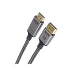 PremiumCord DisplayPort 1.4 na HDMI2.1 kabel pro rozlišení 8K@60Hz,4K@144Hz, 2m