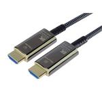 PremiumCord Ultra High Speed HDMI 2.1 optical fiber cable 8K@60Hz, gold plated 25m