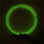 Pro3D tisková struna PLA, 1,75mm, zelená svítící ve tmě - METRÁŽ - cena za 1m ( PLA, filament glow in dark green )