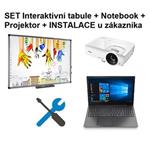 SET AVTEK TT-BOARD 90 PRO interaktivní tabule 168x118cm + Notebook 15,6" + Projektor + Instalace + Zaškolení