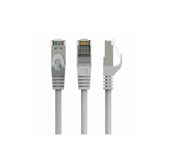 Stíněný FTP patch kabel CAT6, 15m, šedý