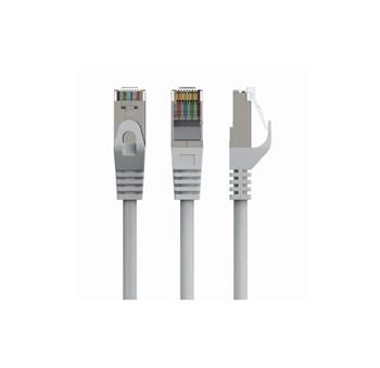 Stíněný FTP patch kabel CAT6, 2m, šedý