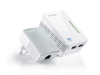 TP-Link Powerline extender TL-WPA4220 Starter Kit 300Mbps AV600 WiFi Powerline Extender Starter Kit