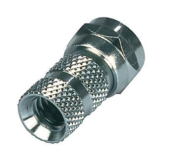 Valueline FC-012 - F-Konektor 5.5 mm zástrčka Kov Stříbrná