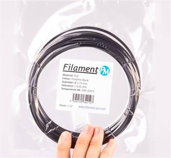 Vzorek 10m: Filament PM PLA 1,75mm, grafitová černá